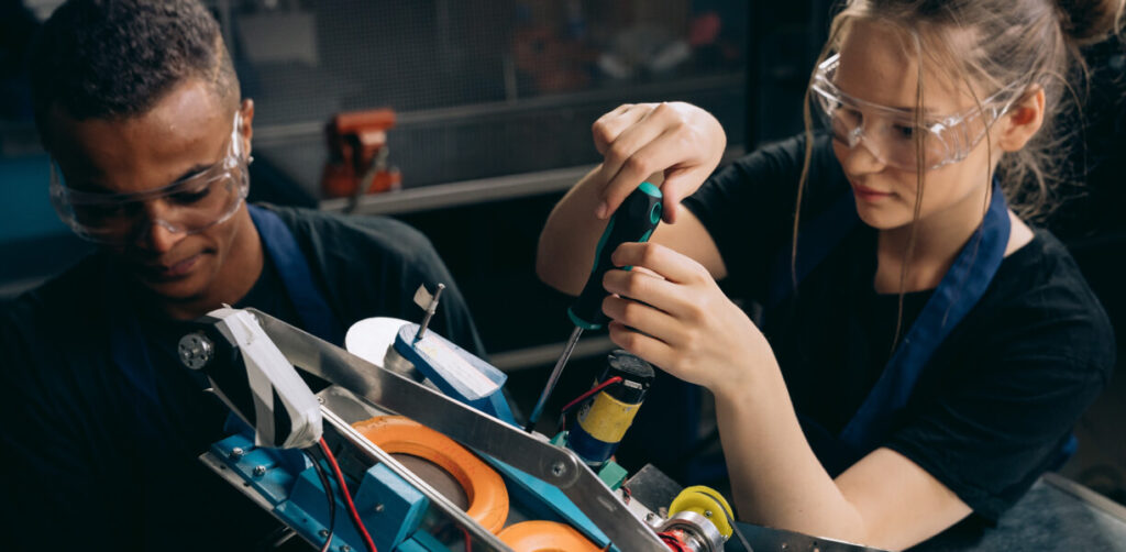 The technical education and women is now working hard