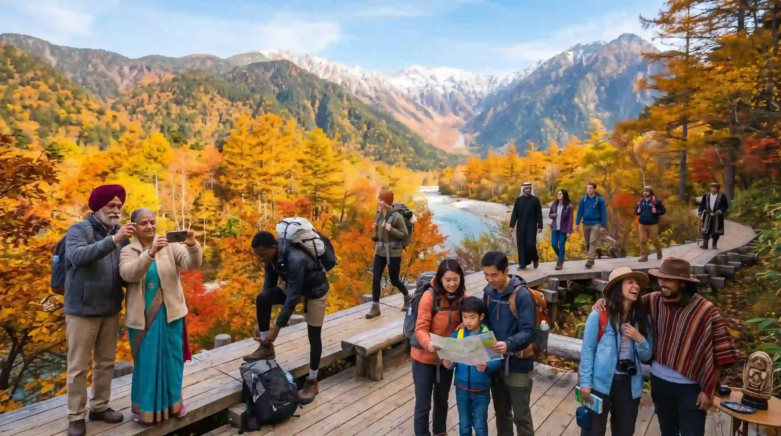 Best places to travel in October scenery