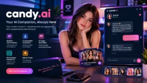 candy ai ai companion Candy AI AI companion interface concept