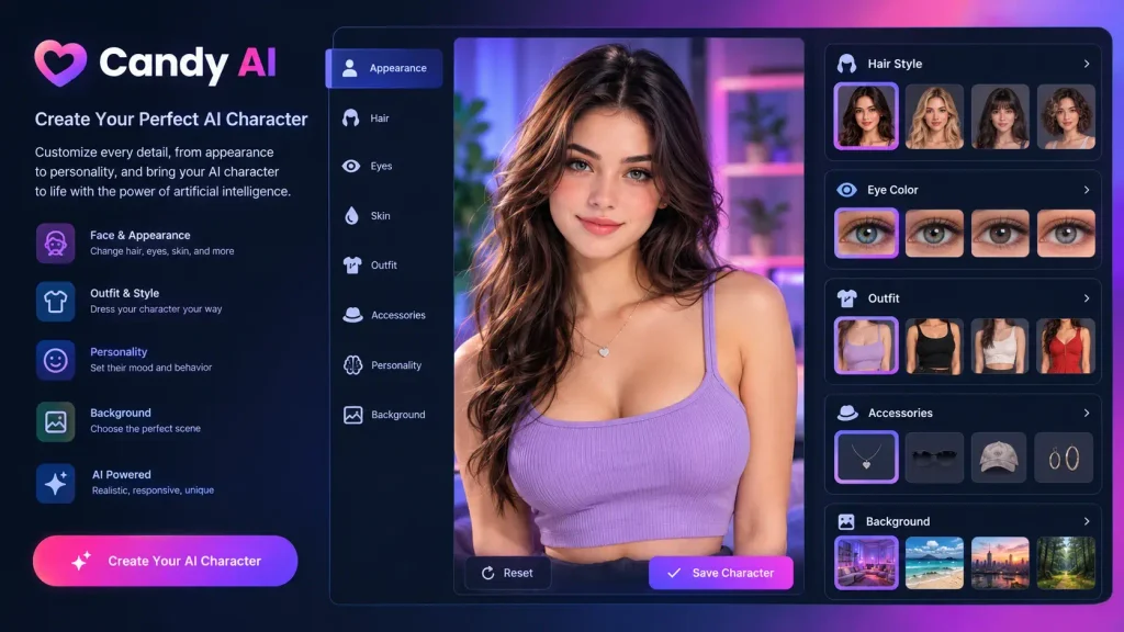candy ai features