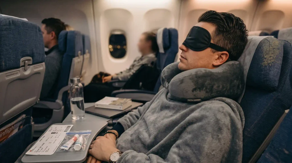 traveler neck pillow flight